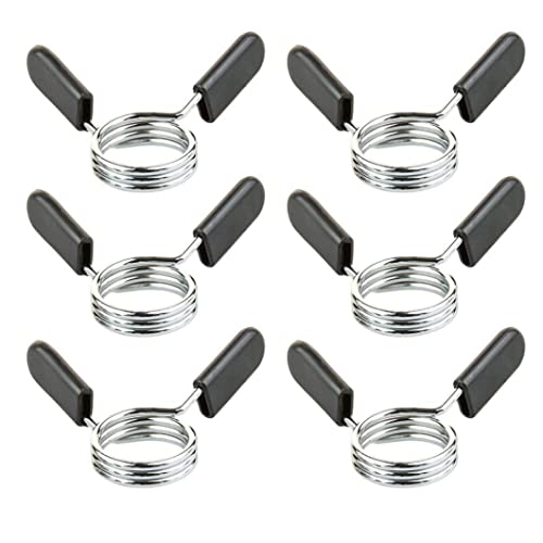 Dumbbell Bar Spring Clip Clip Langhantelkragen Klemme Befestigung 30 mm für das Gewichtshebe Training 6pcs Hantelstange Spring Dumbbell Bar Spring Clip Clip Langhantelkragen Klemme Befestigung 30 mm für das Gewichtshebe Training 6pcs Hantelstange Spring von Trrymbbe