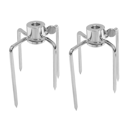 Grill Rotisserie Fleischgabeln für 10 mm Quadrat Spucke Edelstahl Rotisserie Kit Barbecue Röstzubehör 2pcs Edelstahl Fleischgabeln Grill Rotisserie Fleischgabeln für 10 mm Quadrat Spucke Edelstahl Rotisserie Kit Barbecue Röstzubehör 2pcs Edelstahl Fleischgabeln von Trrymbbe