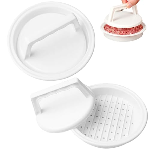 Hamburger Press Patty Maker, 2pcs Hamburger Press Nicht-Stick-Burger leicht zu formen Fleisch für gefüllte Slider Grill Grillhamburger Patty Maker zu formen Hamburger Press Patty Maker, 2pcs Hamburger Press Nicht-Stick-Burger leicht zu formen Fleisch für gefüllte Slider Grill Grillhamburger Patty Maker zu formen von Trrymbbe