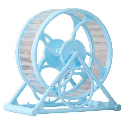 Hamsterrad mit Ständer, 5x6 Zoll Stille Hamster Ball, Halten Sie gesunde und atmungsaktive Spielsachen für Zwerghamster kleine Haustiere, um das Aktivitätsauto zu erhöhen von Trrymbbe
