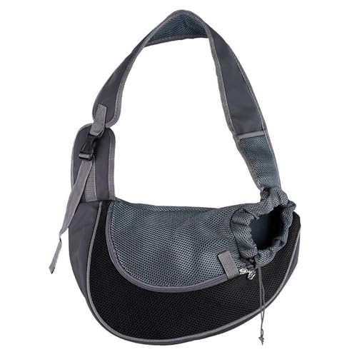 Hundeträgerschlinge, atmungsaktives Mesh Welpenschlinge, Crossbody Dog mit verstellbarem Riemen, Träger für kleine Hunde Kleiner Träger von Trrymbbe