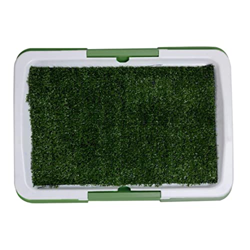 Hundetraining Toilette Welpe Pee Töpfchen Pad Spritzproof künstliche Graspolster mit Tablett Welpe künstliche Gras -Toilette Hundetraining Toilette Welpe Pee Töpfchen Pad Spritzproof künstliche Graspolster mit Tablett Welpe künstliche Gras -Toilette von Trrymbbe