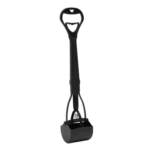 Trrymbbe 32 Langgriff tragbarer Pooper Scooper Dog Foldable Pooper Scooper für große kleine Hunde von Trrymbbe