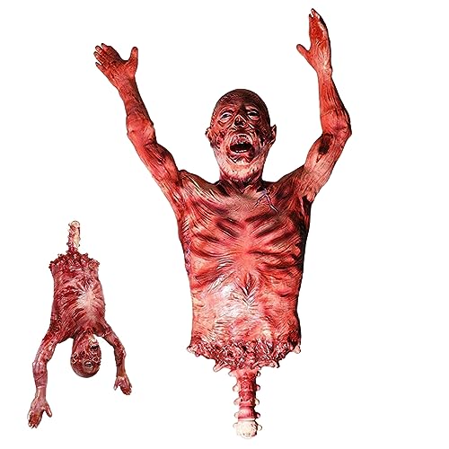 Trrymbbe Halloween Hanging Corpse Halbkörper realistische gruselige Latex Dekorative Torso Dekor Halloween Requisite für Spukhaus Party Bar Leiche Requisiten Trrymbbe Halloween Hanging Corpse Halbkörper realistische gruselige Latex Dekorative Torso Dekor Halloween Requisite für Spukhaus Party Bar Leiche Requisiten von Trrymbbe