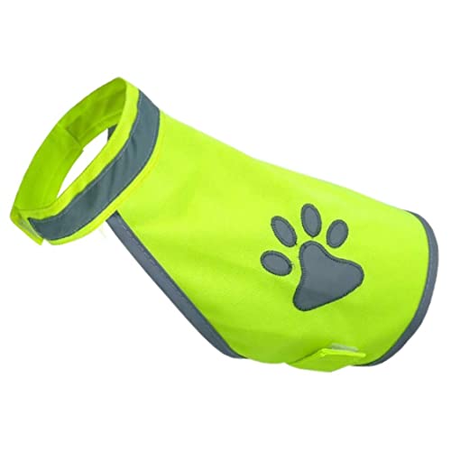 Trrymbbe Hund reflektierende Weste hohe Sichtweite Nacht Sicherheitswesten Haustiermantel Kleidung Fluoreszierende grüne Mpet Reflektierende Weste Trrymbbe Hund reflektierende Weste hohe Sichtweite Nacht Sicherheitswesten Haustiermantel Kleidung Fluoreszierende grüne Mpet Reflektierende Weste von Trrymbbe
