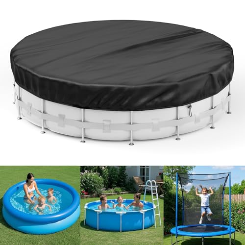 Trsaow Rund Pool-Abdeckung für oberirdische Pools 310cm/10,1 ft im Bodenbeckenabdeckung Staubhaube mit Kennzeichen, wasserdicht und staubdicht Trsaow Rund Pool-Abdeckung für oberirdische Pools 310cm/10,1 ft im Bodenbeckenabdeckung Staubhaube mit Kennzeichen, wasserdicht und staubdicht von Trsaow