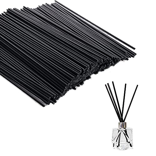 Trsnzul Duftstäbchen Schwarz 200 Stück Raumduft Stäbchen Schwarz Duftstäbchen Raumduft Stäbchen Fasern Stäbchen Aromasticks Diffusor Stöcke für Raumduft Diffusoren und Dekorieren Zimmer von Trsnzul