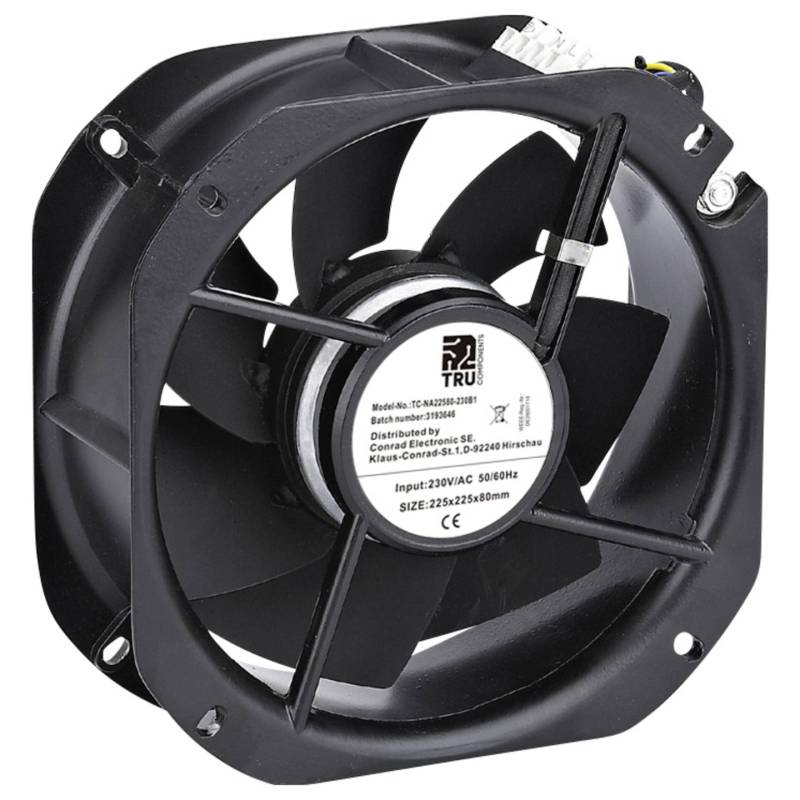 B-Ware Tru Components Axiallüfter Ventilator Lüfter 230 V Schwarz 225 X 225 X 80 Mm B-Ware Tru Components Axiallüfter Ventilator Lüfter 230 V Schwarz 225 X 225 X 80 Mm von Tru Components