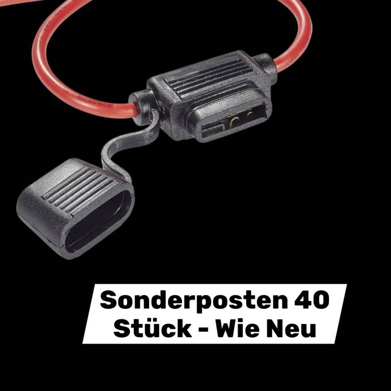 B-Ware Tru Components Flachsicherungshalter Sicherungshalter Auto St Kfz 12 V 40 Stück B-Ware Tru Components Flachsicherungshalter Sicherungshalter Auto St Kfz 12 V 40 Stück von Tru Components