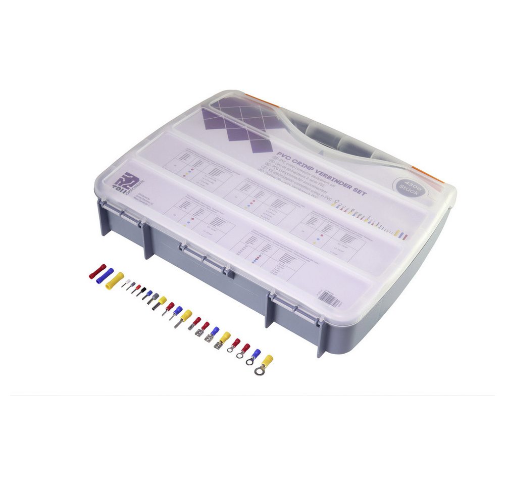 TRU COMPONENTS Ringkabelschuh TRU COMPONENTS TC-6648520 Quetschverbinder-Sortiment 4300 St., 93038c493 TRU COMPONENTS Ringkabelschuh TRU COMPONENTS TC-6648520 Quetschverbinder-Sortiment 4300 St., 93038c493 von Tru Components