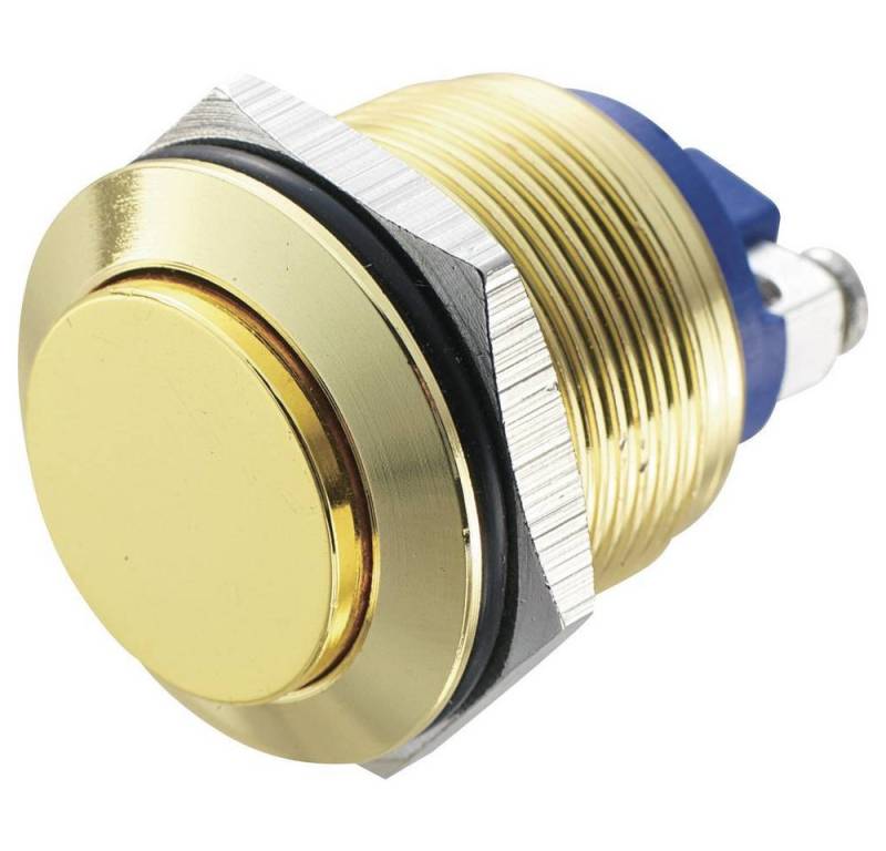 TRU COMPONENTS Schalter Vandalismusgeschützter Taster 19 mm 48 V/DC 2 A 701285, Betätiger erhaben von Tru Components