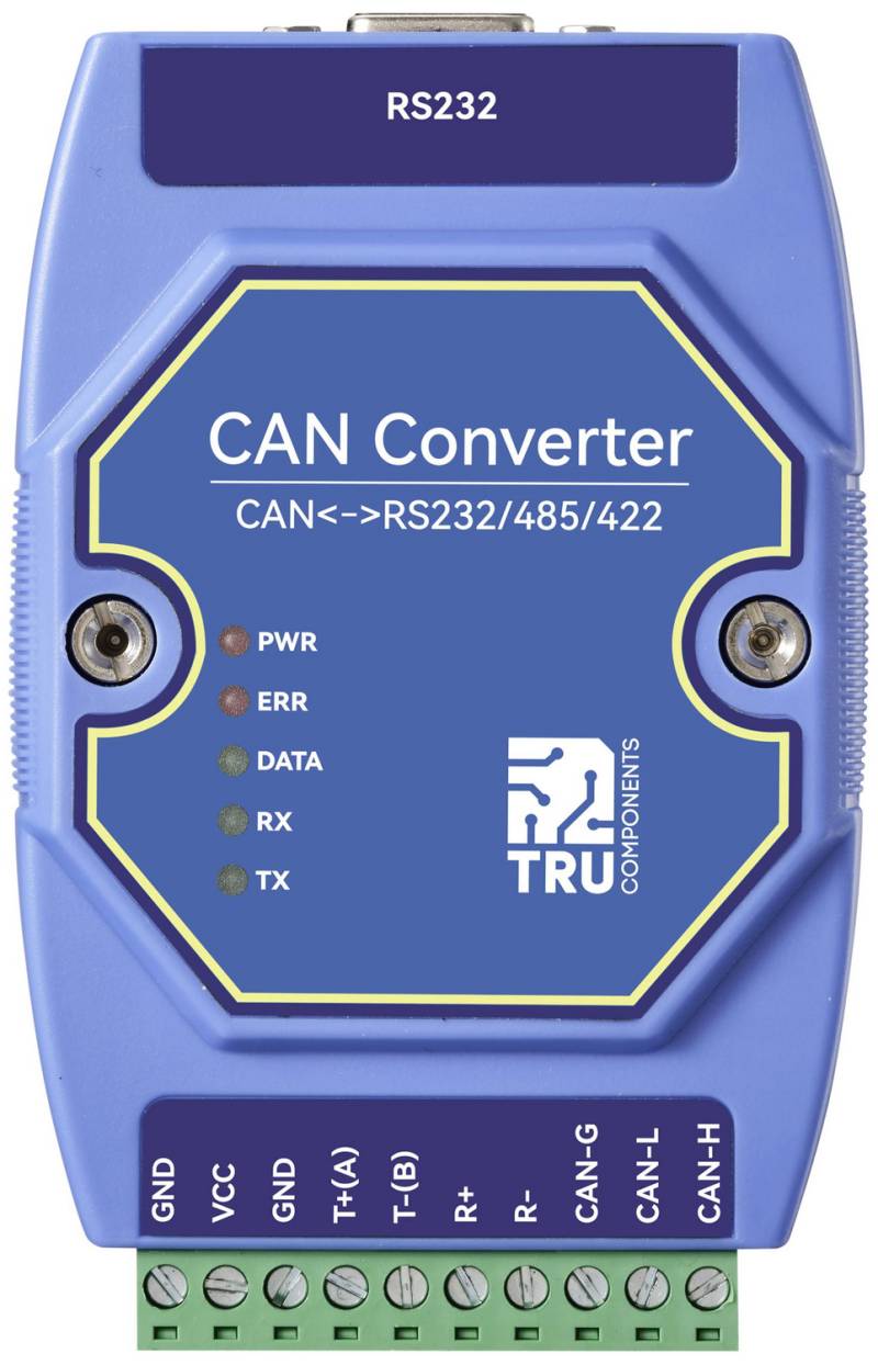 TRU COMPONENTS TC-ECAN-401 CAN-Bus Modbus-RTU Multifunktionsmodul von Tru Components