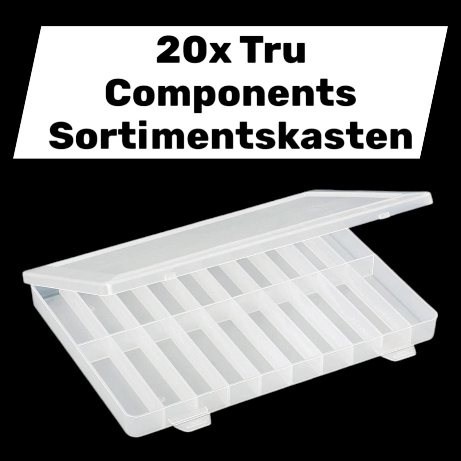 Tru Components Sortimentskasten 250 X 180 X 24 Mm Fächer 20 20 Stück B-Ware Tru Components Sortimentskasten 250 X 180 X 24 Mm Fächer 20 20 Stück B-Ware von Tru Components