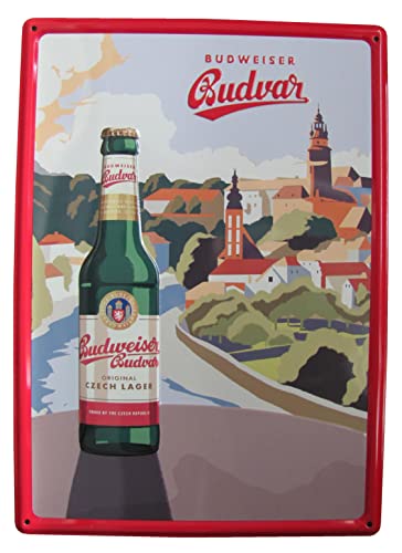 Budweiser Brauerei - Dékuji - Blechschild 29,5 x 21 cm Budweiser Brauerei - Dékuji - Blechschild 29,5 x 21 cm von Truck