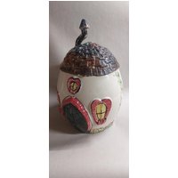 Dose Hausdose Nutzbar Als Zwiebeltopf Oder Deko Keramik Unikat von TrudesART