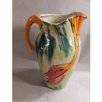 Schöner Krug Mit Blattmotiv Einzigartig Kunst Unikat Schöner Krug Mit Blattmotiv Einzigartig Kunst Unikat von TrudesART