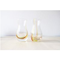 Vintage Paar Glasband Vasen von TrudysStoreVintage
