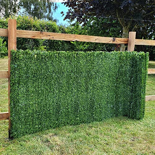 True Products Evergreen 1 x 3 m Künstliche Nadelhecke Kunststoff Sichtschutz Zaun – Grün von True Products