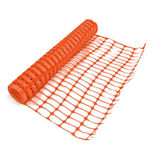 True Products b1003 a 5,5 kg 1 m x 50 m Medium Kunststoff Mesh Sicherheit Netz Barriere Zaun Rolle – Orange (1) von True Products