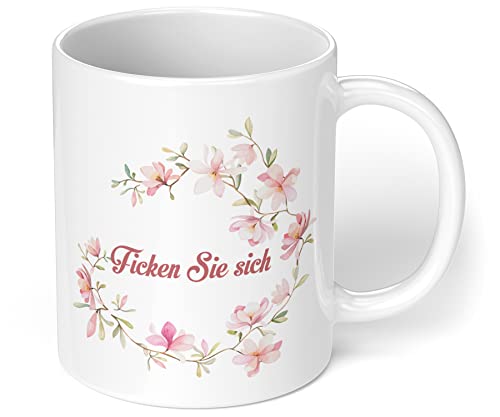 True Statements Lustige Büro Tasse mit Spruch Ficken Sie Sich - Kaffeetasse, Kaffeebecher, Chef, Mitarbeiter, fürs Büro, Arbeit, Homeoffice - innen weiß von True Statements