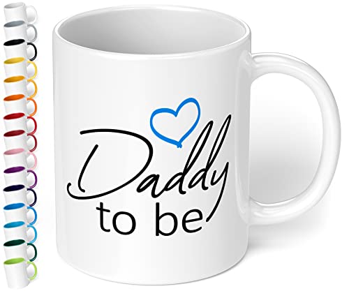 True Statements Papa Tasse daddy to be - Geschenk für werdenden Papa, innen Weiß von True Statements