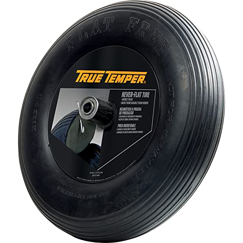 True Temper The AMES Enterprises, Inc Union Tools Schubkarre aus Stahl 20,3 cm großer, Flacher Reifen 8-Inch schwarz True Temper The AMES Enterprises, Inc Union Tools Schubkarre aus Stahl 20,3 cm großer, Flacher Reifen 8-Inch schwarz von True Temper