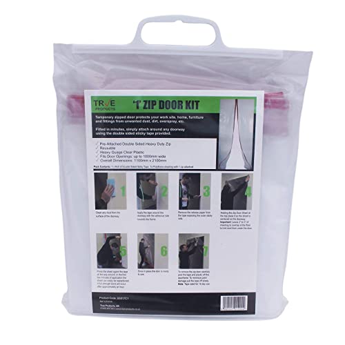 True Products B5017 C1 Staubschutztür, vormontiert, transparent mit schwarzem Türreißverschluss True Products B5017 C1 Staubschutztür, vormontiert, transparent mit schwarzem Türreißverschluss von True Products