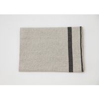 Geschirrtuch Aus 100% Reinem Naturleinen Mit Schwarzem Streifen Vintage French Country Style Geschirrtuch Aus 100% Reinem Naturleinen Mit Schwarzem Streifen Vintage French Country Style von TrueLinenShop