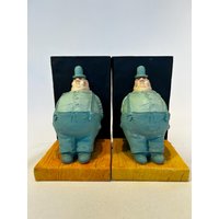 Buchstützen Aus Gips Für Kinderzimmer Holz Clown-Fans Und Leseratten Bunte Deko Bücherregal Geschenk Kinder Buchstützen Aus Gips Für Kinderzimmer Holz Clown-Fans Und Leseratten Bunte Deko Bücherregal Geschenk Kinder von TrueRose1979