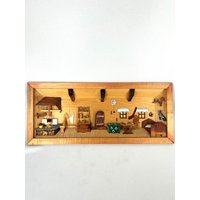 Rustikales Relief-Holzbild Alte Bauernstube Vintage Kunstschnitzerei Landhaus Stil Schnitzbild Erntedankfest Handwerkskunst 3D-Wandbild Farm Rustikales Relief-Holzbild Alte Bauernstube Vintage Kunstschnitzerei Landhaus Stil Schnitzbild Erntedankfest Handwerkskunst 3D-Wandbild Farm von TrueRose1979