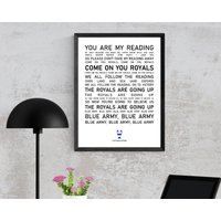 Leseposter Wandkunst, Kultige Gesänge Und Lieder, Lesefan Geschenk Idee, Lesen Home Dekor, Die Royals von TrueSportingDesigns