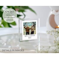 21. Geburtstagsgeschenk | Personalisiertes Foto Geschenk Für Sie Geburtstagsschild Tochter Schwester von TrueWillowGifts