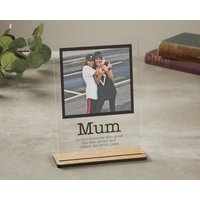 Foto Geschenk Für Mama | Muttertag Geburtstag Von Tochter Personalisierte Fotoplakette Sie von TrueWillowGifts