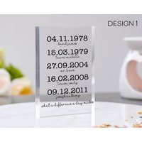 Geschenk Für Eltern | Personalisiertes Dekor Mama Und Papa Wohndekor Familiengeschenk von TrueWillowGifts