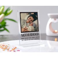 Neue Mama Geschenk, Personalisierte Foto Plakette Mit Holzständer, Geschenk Für Sie, Fotostreifen, Beste Freundin Geschenke, Acrylfoto von TrueWillowGifts