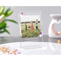 Personalisierter Fotoblock/ Plakette | Fröhliches Muttertagsgeschenk Geschenk Für Mama Bild Foto Zum Muttertag von TrueWillowGifts