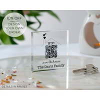 Personalisiertes Wlan Zeichen | Qr-Code Scanner Gast Wi-Fi Passwort Was Ist Der Wi-Fi-Code Block Neue Wohnkultur von TrueWillowGifts