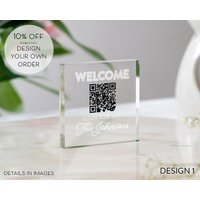 Personalisiertes Wlan Zeichen | Qr-Code Scanner Gast Wi-Fi Passwort Was Ist Der Wi-Fi-Code Block Neue Wohnkultur von TrueWillowGifts