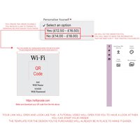 Personalisiertes Wlan Zeichen | Qr-Code Scanner Gast Wi-Fi Passwort Was Ist Der Wi-Fi-Code Block Neue Wohnkultur von TrueWillowGifts