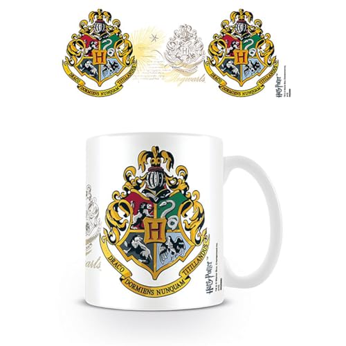Harry Potter Kaffeetasse (Hogwarts Wappen Design) 325ml Keramiktasse in Geschenkbox - Offizielles Lizenzprodukt Harry Potter Kaffeetasse (Hogwarts Wappen Design) 325ml Keramiktasse in Geschenkbox - Offizielles Lizenzprodukt von Pyramid International