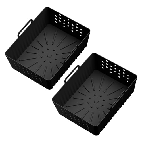 2 Pack Silikonliner Nicht Stallluft Fritteuchsen Kochmatten Multifunktional Silikonluft Freneuung Pad Silikonluft Frittierschale Silikonluft Frittierformen 2 Pack Silikonliner Nicht Stallluft Fritteuchsen Kochmatten Multifunktional Silikonluft Freneuung Pad Silikonluft Frittierschale Silikonluft Frittierformen von Trufolxiaz