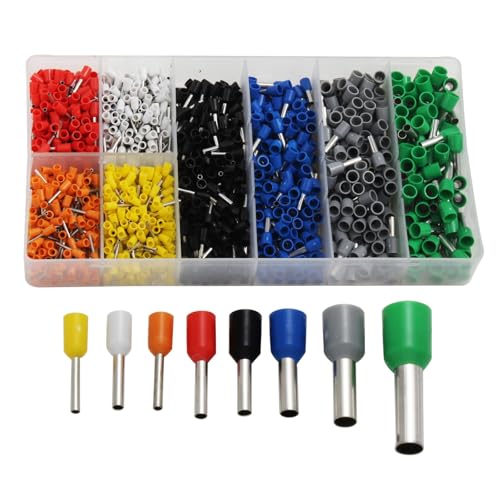 280pcs Wire Ferrules Set Isolierter Crimp Stecker Sortiment Isolierte Kabel Endhülsen Für Elektrische Projekte Verkabelung Reparaturzubehör Verdrahtet von Trufolxiaz