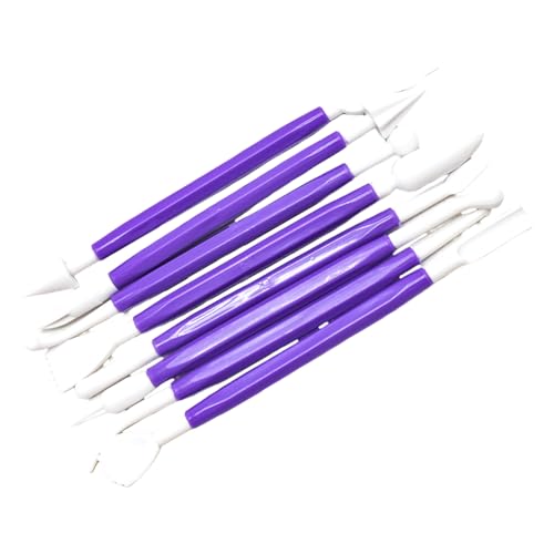 8pcs Kuchen Skulptur Stift Fondant Bildhauerwerkzeug Fondant Cake Cold Form Werkzeug Kuchen Schaber Tonmodellierung Tool Kuchen Skulptur Fondant Bildhauerei von Trufolxiaz