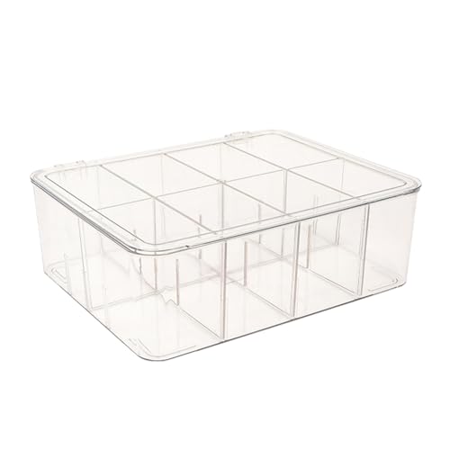 Acryl Teas Bag Mit Deckel Für Schublade Clear Coffee Storage Box Mit Mehreren Fächern Snacks Elegante Tees Truhe von Trufolxiaz