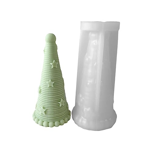 Baumförmige Silikonkerzenform Weihnachtsbaumharzform Ornament Form Handgefertigtes Soap Epoxidform Home Decor Handmade Soap Silikonform von Trufolxiaz