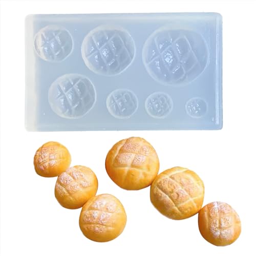 Brot Kekse Kuchen Silikonform Für Ton Lebensmittelform Küche Accessoire Silikon Spielzeugpuppenhaus Miniaturform Schokolade Schokolade Fondant von Trufolxiaz