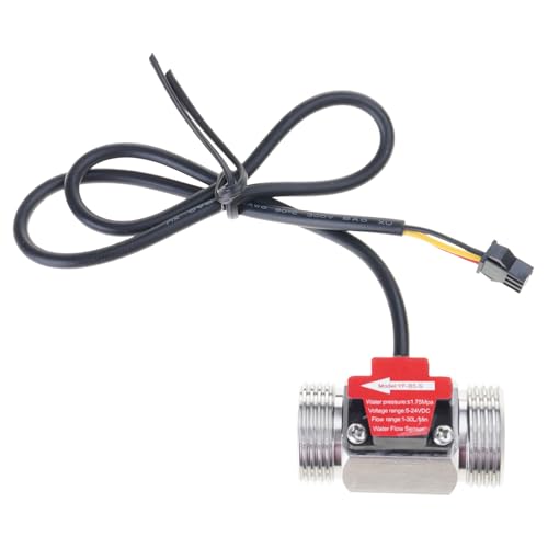 DN20 Edelstahlflusssensor Externer Lecksicherer Flüssigkeitssensor Fluidmeter Zähler Für Wasserkocher Wassermessgerät DN20 Edelstahlflusssensor Externer Lecksicherer Flüssigkeitssensor Fluidmeter Zähler Für Wasserkocher Wassermessgerät von Trufolxiaz