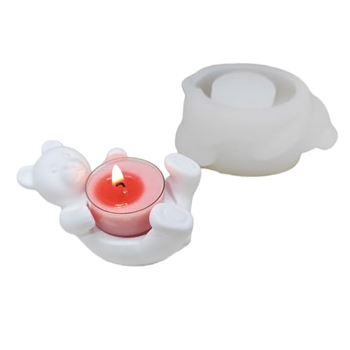 Festliche Silikonkerzenhalter Formen Home Decorative Silicon Bärenform Für Tees Kerzenbasen Und Gipsgussbärenart Kerzenständer Festliche Silikonkerzenhalter Formen Home Decorative Silicon Bärenform Für Tees Kerzenbasen Und Gipsgussbärenart Kerzenständer von Trufolxiaz