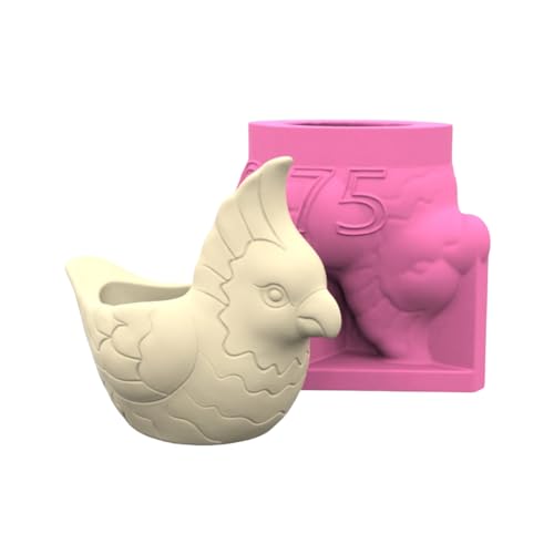 Flexible Silikonform Papageienform Form Pflanzerform Schimmelpilze Formen Für Handwerk Von Pflanzenhaltern Und Dekorativ von Trufolxiaz