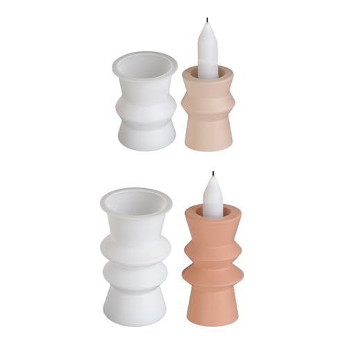Künstlerische Silikonkerzen Basisform Formen Harz Epoxidform Runde Form Kerzenhalter Form Silikon Textur Kerzenschimmel Kerzenhalter Schimmel von Trufolxiaz